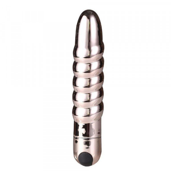 Maia Lola Rechargeable Super Charged Twisty Bullet Vibrator - Gold Rose