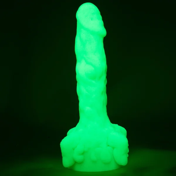 The Toxxxic Avenger ☢️ Glow-In-The-Dark 8.5" Silicone Limited Edition Fantasy Dildo By Uberrime