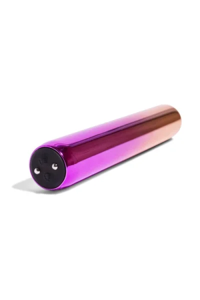 NU Sensuelle 7.8" Rechargeable Rumba Ombre Metal Vibrator