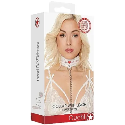 Naughty Nurse Collar Leash