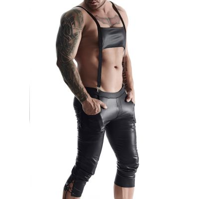 3 4 Men s bavarian style pants Black Men