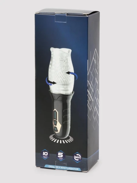 Cyclone Rotating Rechargeable Blowjob Male Masturbator — image 5 of 5