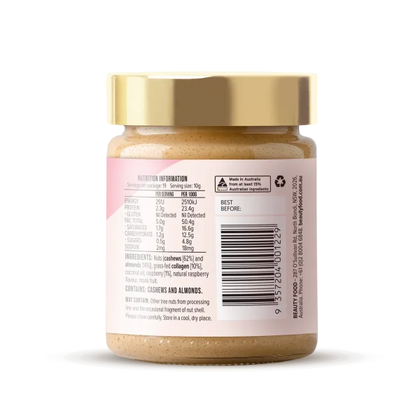 Beauty Food Berry Bombshell Nut Butter with Collagen