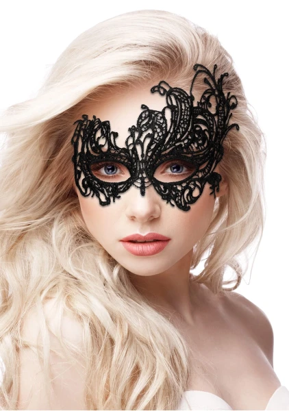 Royal Black Lace Mask