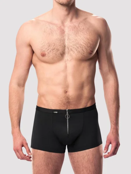 LHM Zipper Front Microfiber Boxer Shorts