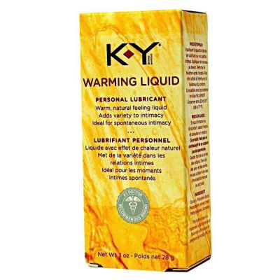 K Y Warming Liquid Water Based Lube 1oz