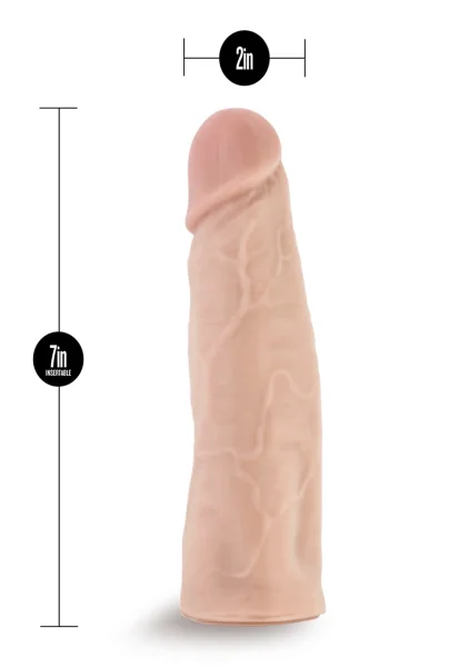 Lock on - 7 Inch Realistic Lock on Dildo - Vanilla