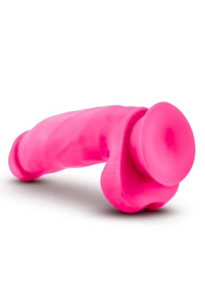Neo Elite - 7" Silicone Dual Density Dildo with Balls