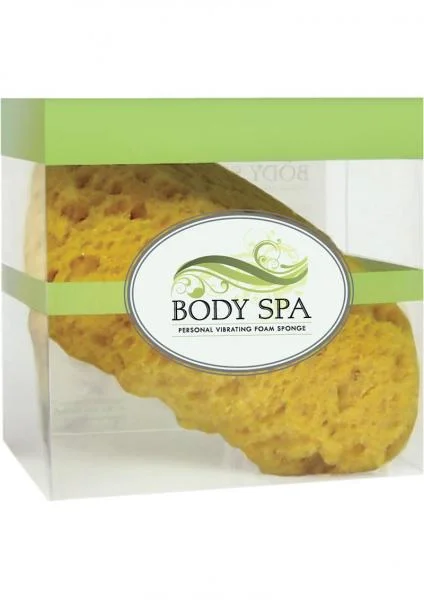 Body Spa Personal Vibrating Foam Sponge Yellow