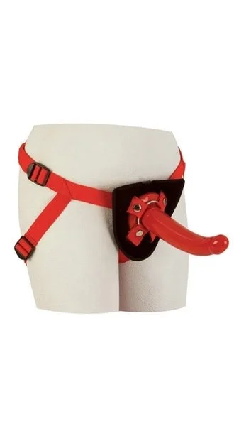 Red Rider Adjustable Strap On With 7 Inch Dong