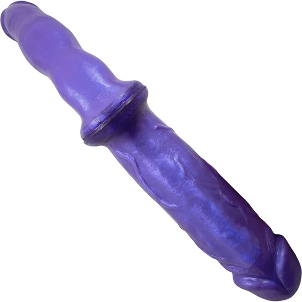 Peacemaker VixSkin Silicone Double Dildo By Vixen - Purple