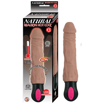 Natural Realskin Hot Cock 3 Brown