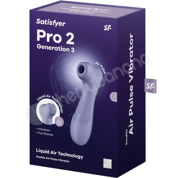 Satisfyer Pro 2 Generation 3 Lilac Liquid Vibration & Air Pulse