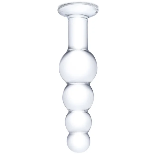 Glas 7.25-inch Beaded Butt Plug