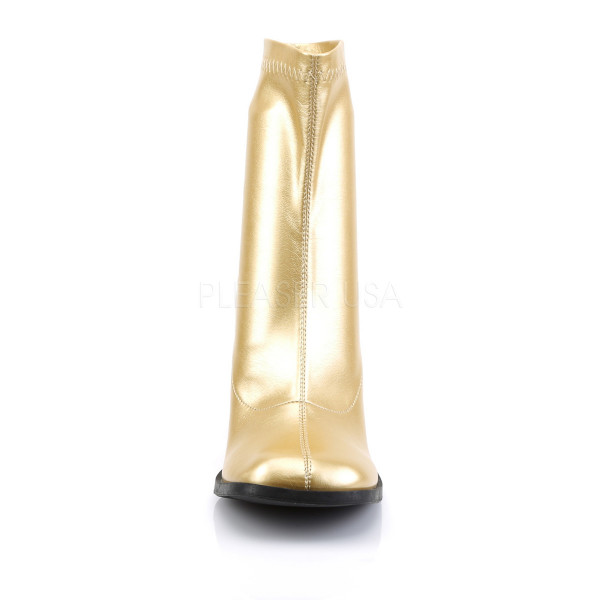 3 inches Block Heel Ankle Gogo Boot, Side Zip — image 2 of 4