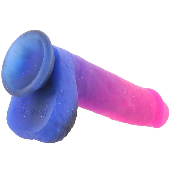 Naughty Bits Ombré Hombre XL Silicone Vibrating Suction Cup 8.5" Dildo by CalExotics