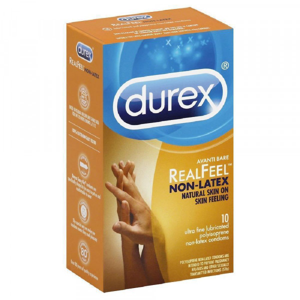 Durex Avanti Bare Real Feel Non-Latex Condoms 10 Pack