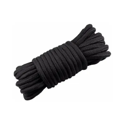 Super Soft Cotton Rope 10m Black