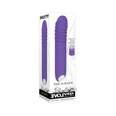 Evolved The G rave Light up Vibrator Purple