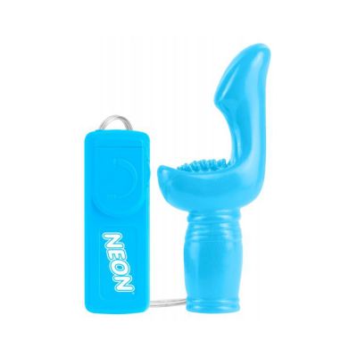 Neon Sexy Snuggler Blue Vibrator