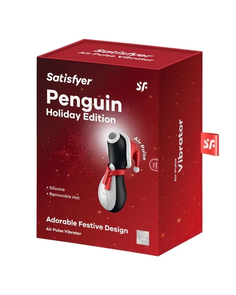 Satisfyer Penguin Holiday Edition Pressure Wave Rechargeable Waterproof Stimulator