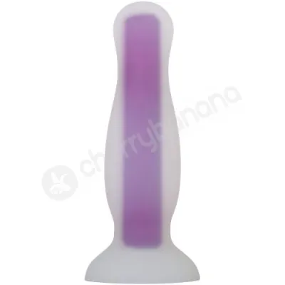 Evolved Luminous Glow In The Dark Purple 5 Butt Plug