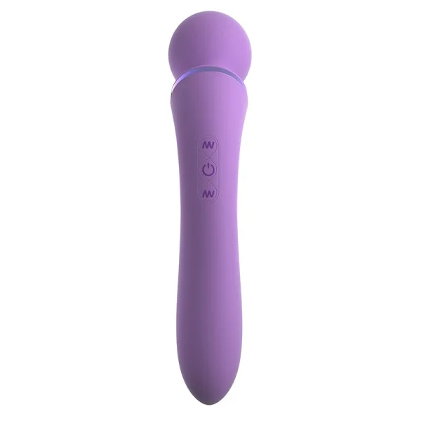 Fantasy For Her Silicone Rechargeable Duo Wand Massage-Her - Dual Function Wand With G-Spot Vibrator