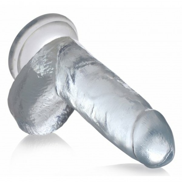 Curve Novelties Jock C-Thru 6" Dong with Balls