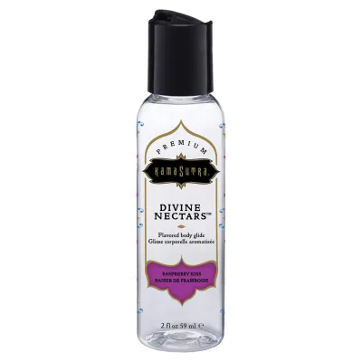 Divine Nectars Flavored Body Glide Raspberry Kiss 2 Fl Oz 59ml