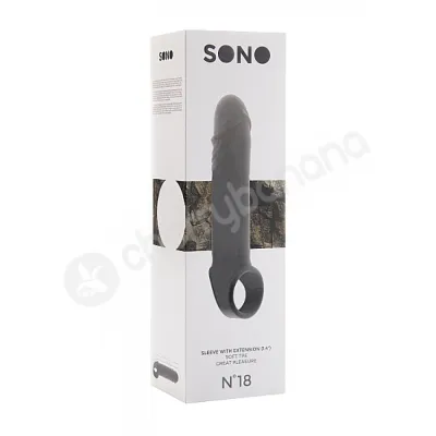 Sono No 18 Grey Dong Penis Extension Sleeve