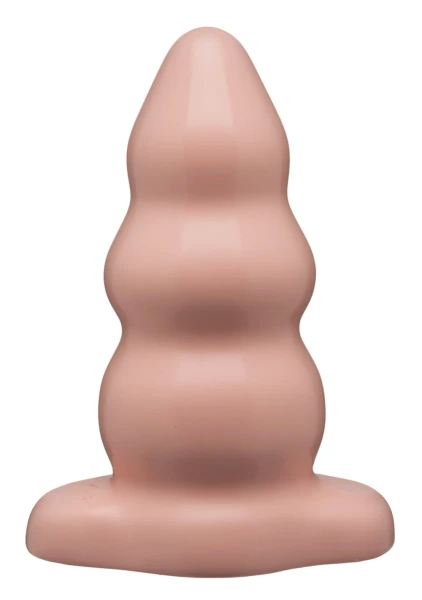 Large Triple Butt Plug - White