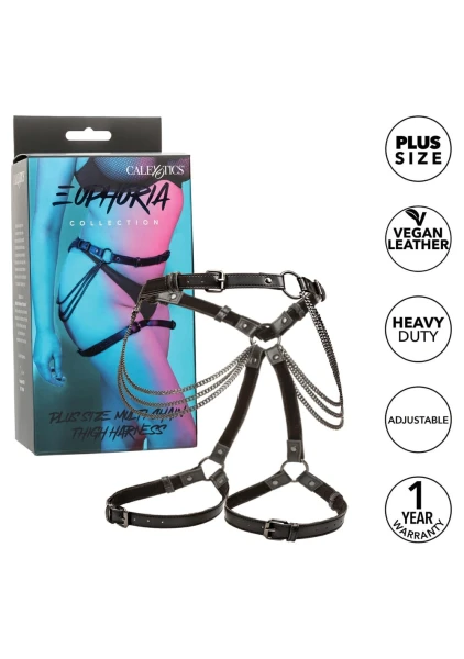 Euphoria Collection Multi-Chain Thigh Harness - Plus Size