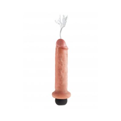 King Cock 7 inches Squirting Dildo Beige