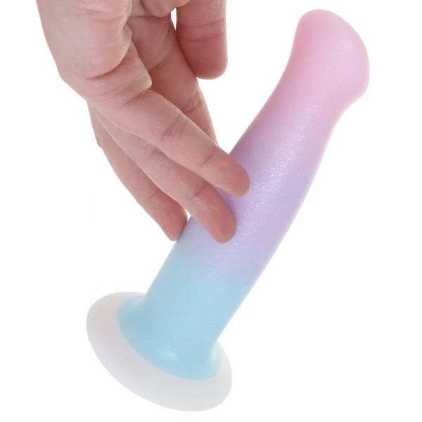 Cotton Candy Pixie Dix 6.75" Silicone Suction Cup Dildo