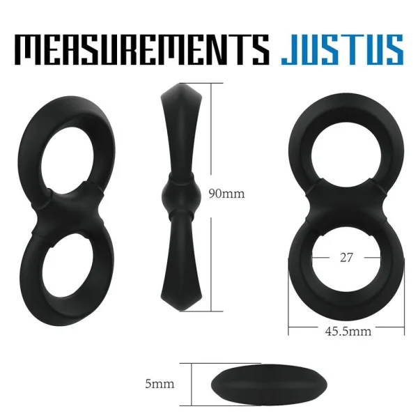 Velv'Or Rooster Justus Double Ring Cock Ring — image 7 of 10