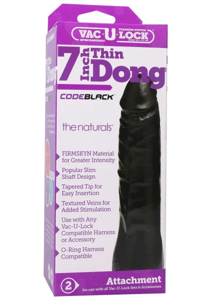 Vac-U-Lock 7 inch Thin Dong Natrl CODEBLACK