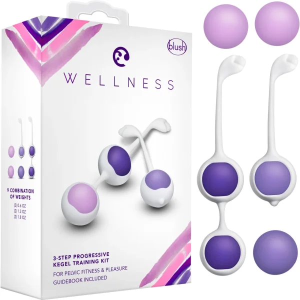 Blush Novelties Wellness 3-Step Progressive Kegel Training Kit