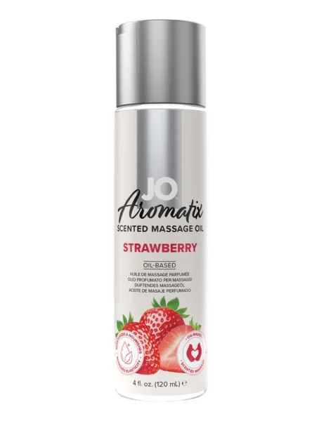 Jo Aromatix Strawberry Scented Massage Oil