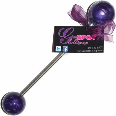 G Spot Lollipop Double Pop Small Medium Passion Purple