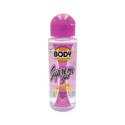 Body Action Supreme Water Based Gel Lubricant 4 8 Fl Oz