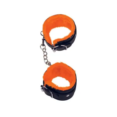 Love Cuffs Ankle Black Orange Lining