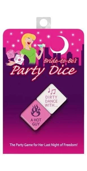 Bride To Be Party Dice