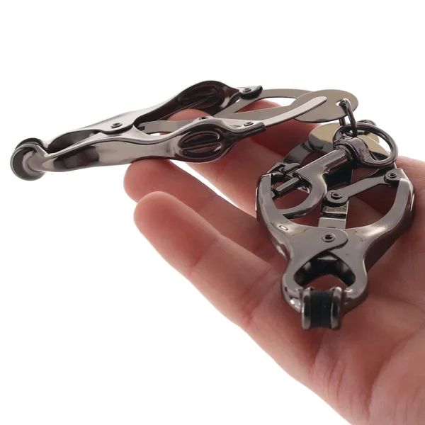 Bound C3 Butterfly Nipple Clamps By NS Novelties - Gunmetal