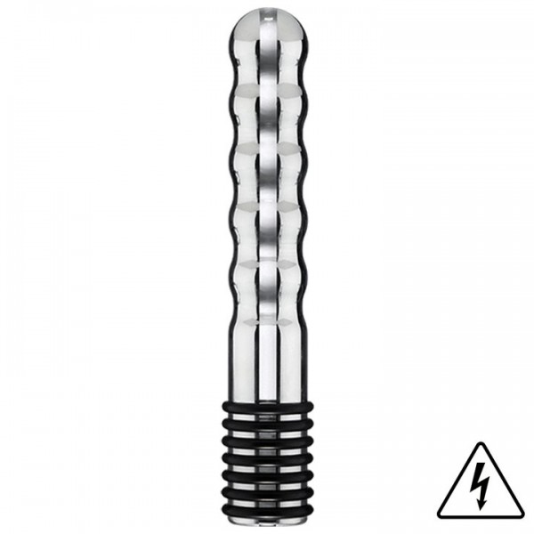 ElectraStim Bi-Polar Electrosex Wave Metal Dildo 7 Inch