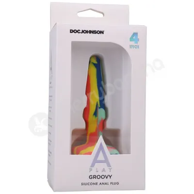 A Play Groovy Sunrise Silicone 3 75 Anal Plug