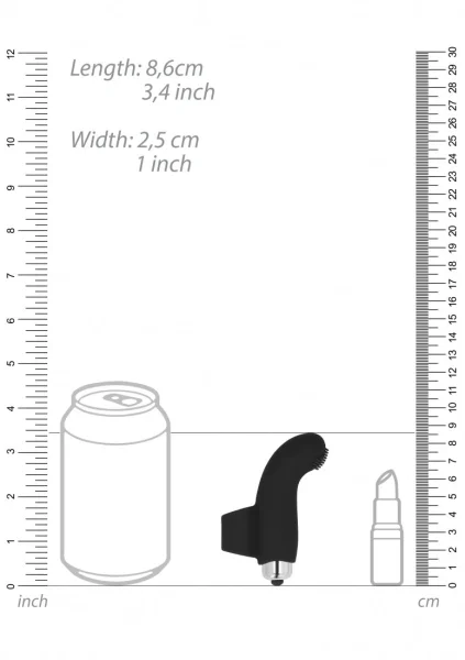 Basile Finger Vibrator - Black