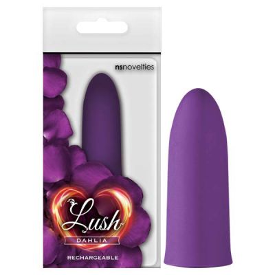 Lush Dahlia Purple 6 1 cm 2 4 USB Rechargeable Bullet