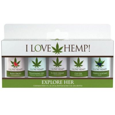 I LOVE HEMP Explore Her AROUSAL GEL SET