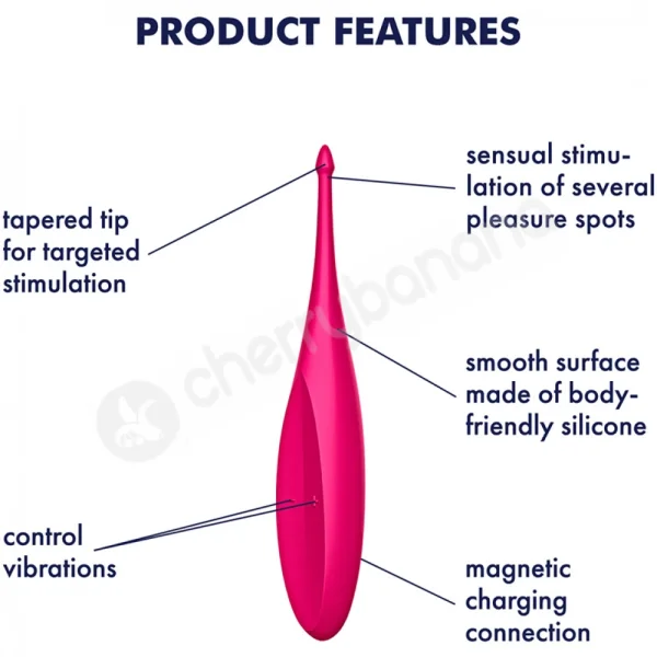 Satisfyer Twirling Fun Pink Vibrating Clitoral Stimulator