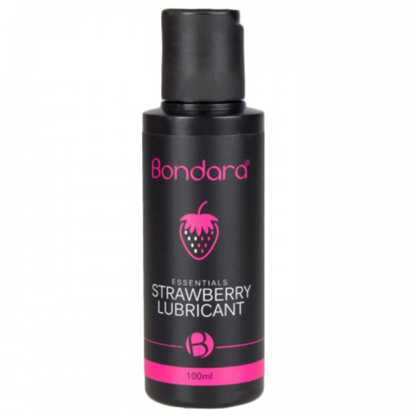 Bondara Strawberry Flavoured Lubricant – 100ml